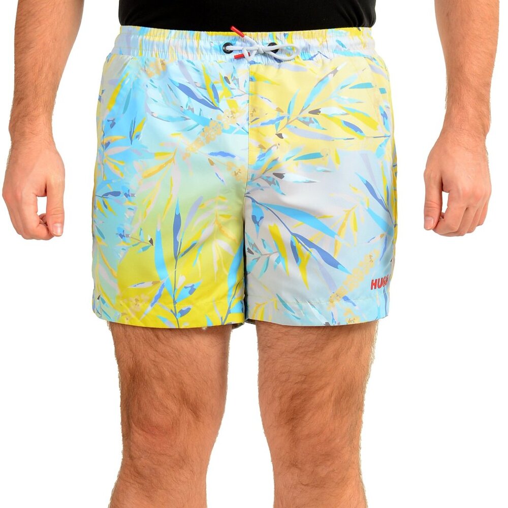 Hugo Boss Men's "CASALA" Floral Print Swim Board Shorts US M IT 50